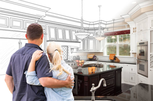 Professional Kitchen Flooring technician working in Gwynn Oak, MD